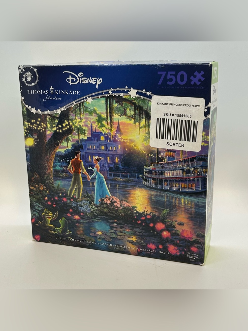 Puzzle Disney Tiana Princess and the Frog 750pc Thomas Kinkade CEACO 2020
